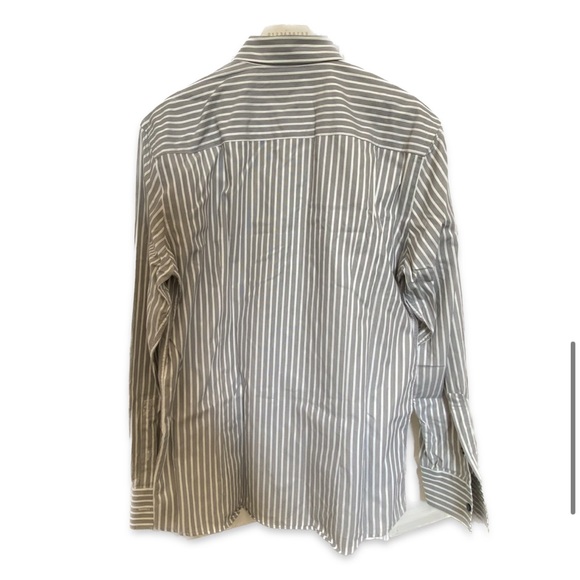 Versace Collection Stripped Long Sleeve Men Shirt Size M - Picture 2 of 12